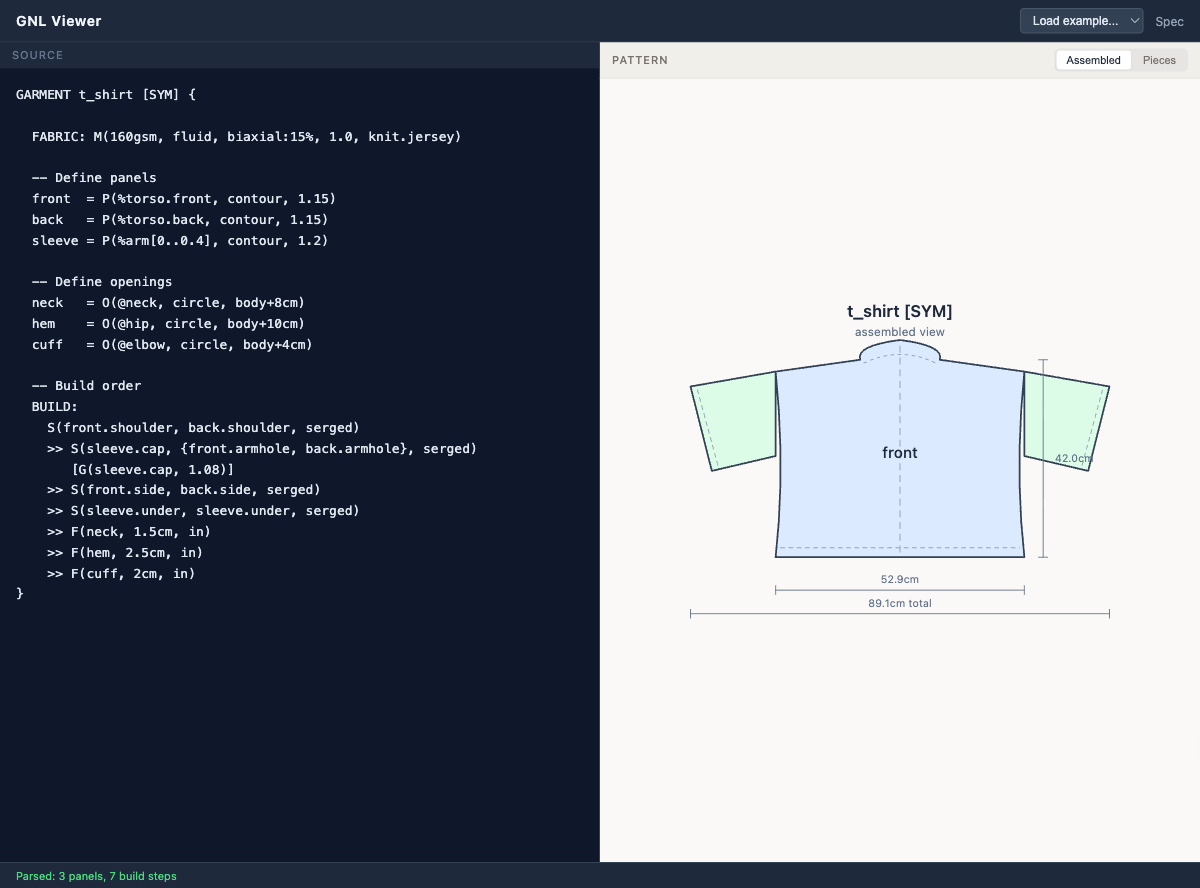 T-Shirt — assembled view