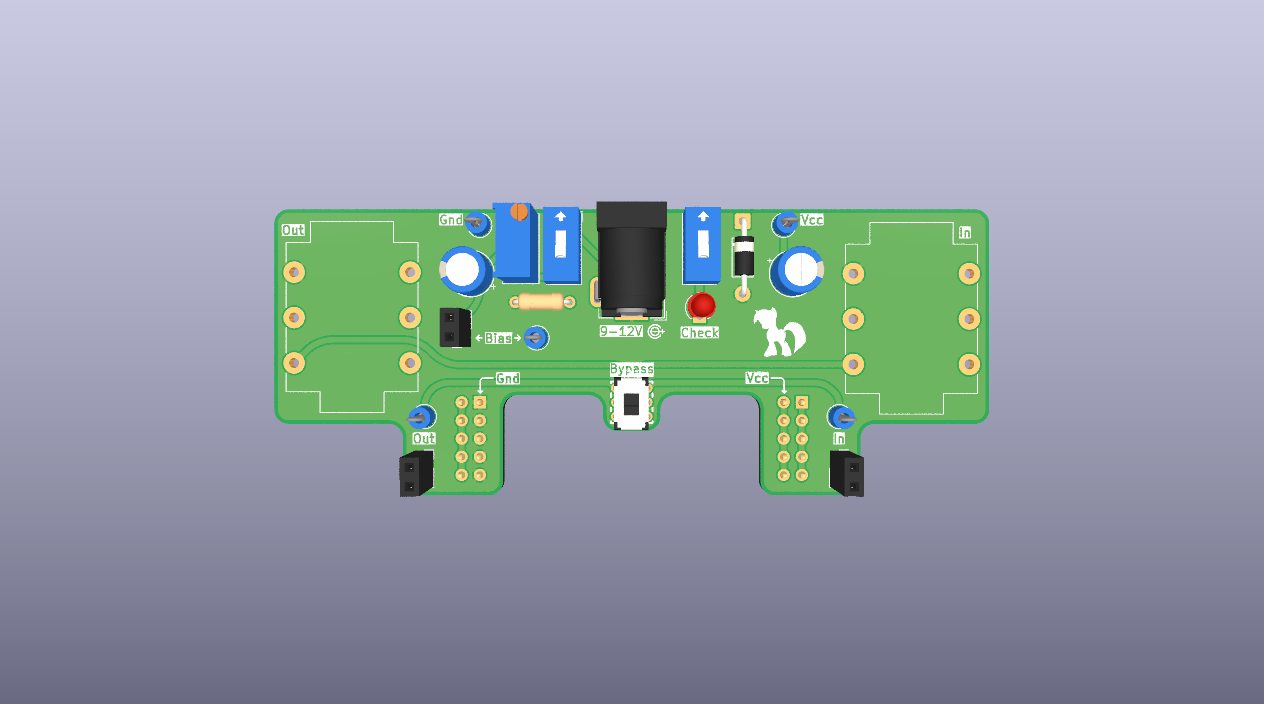 Kicad audio board adapter, from the project README