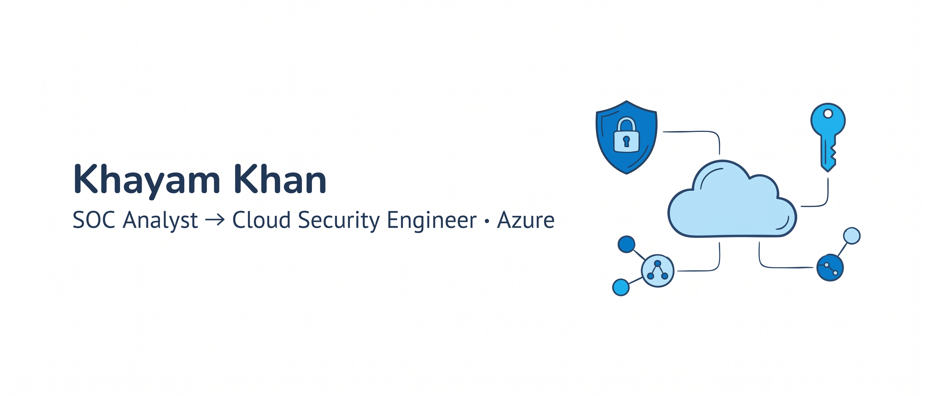 Khayam Khan — SOC Analyst to Cloud Security Engineer, Azure