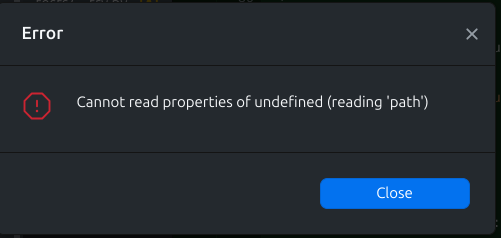 GitHub Desktop undefined path error after selecting GNOME Console on Ubuntu 26.04