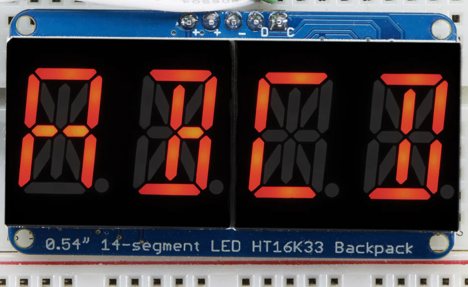 14 Segment Display (x4)