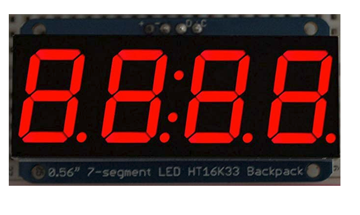 I2C 7 SEGMENT