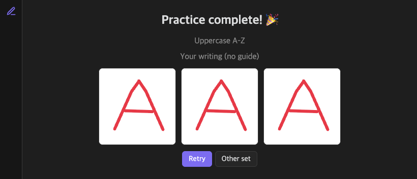 Completion preview