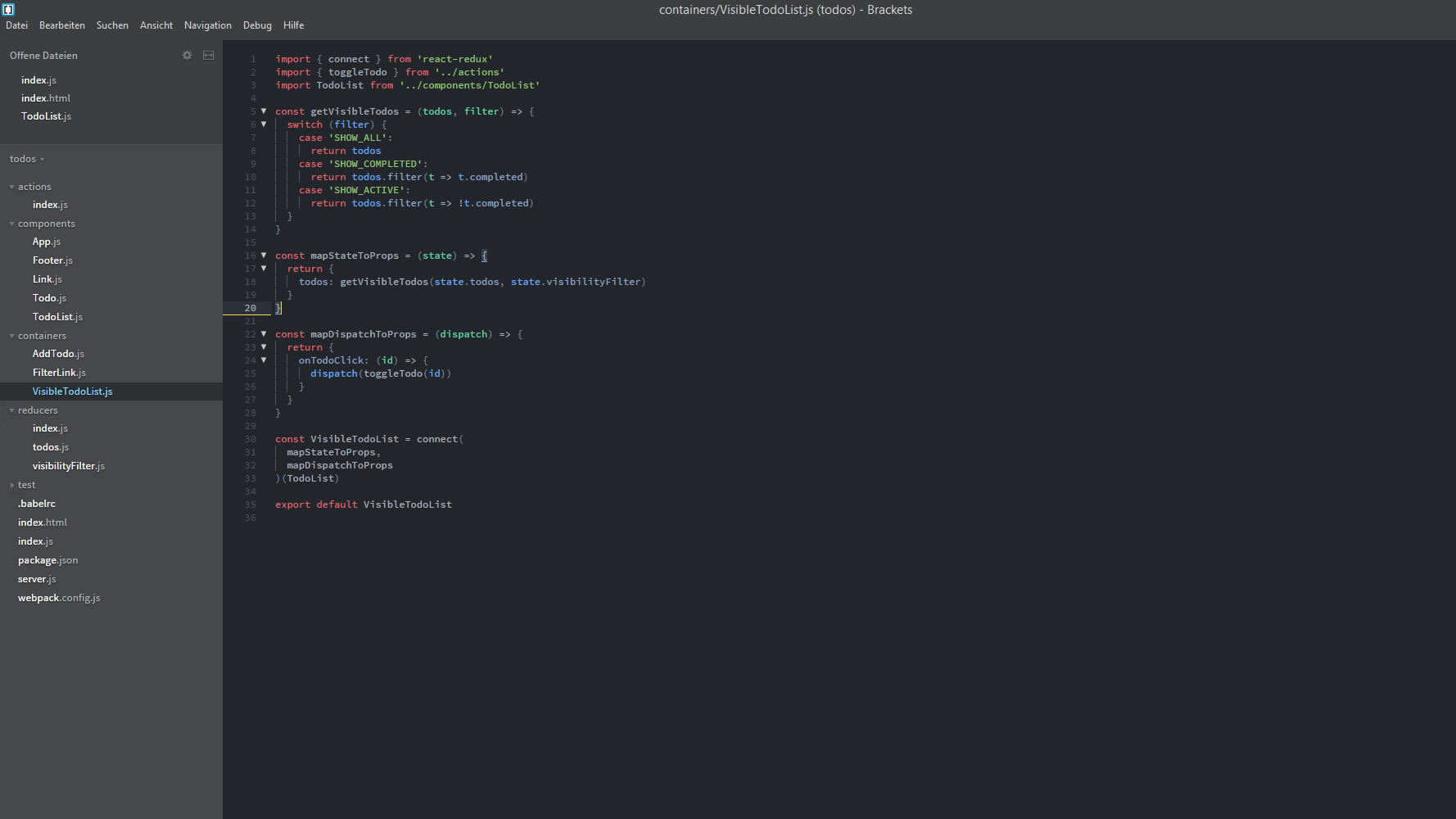 JavaScript Styling Screenshot