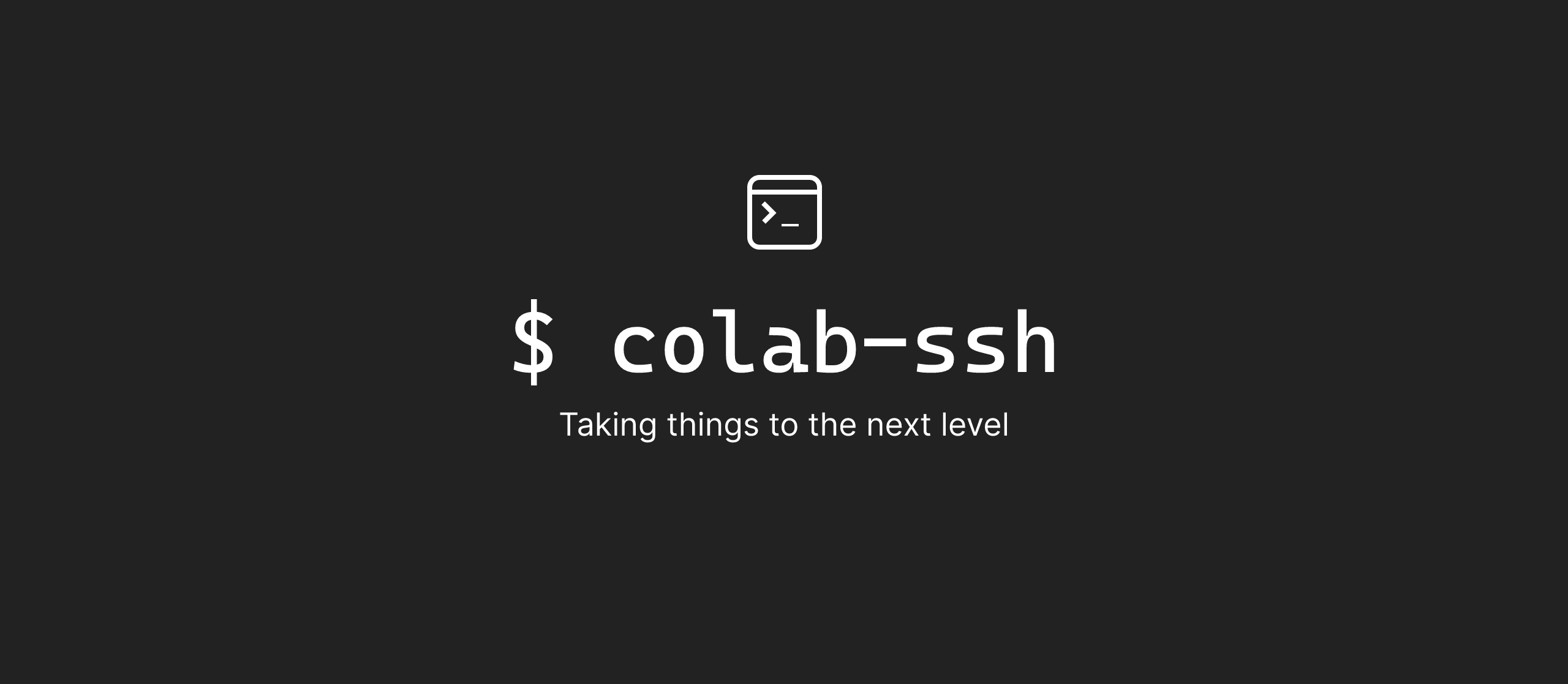 Cover photo of Colab-ssh