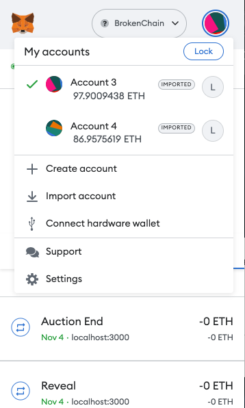 Metamask Connection