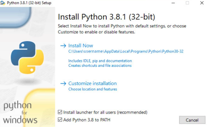 Python installer