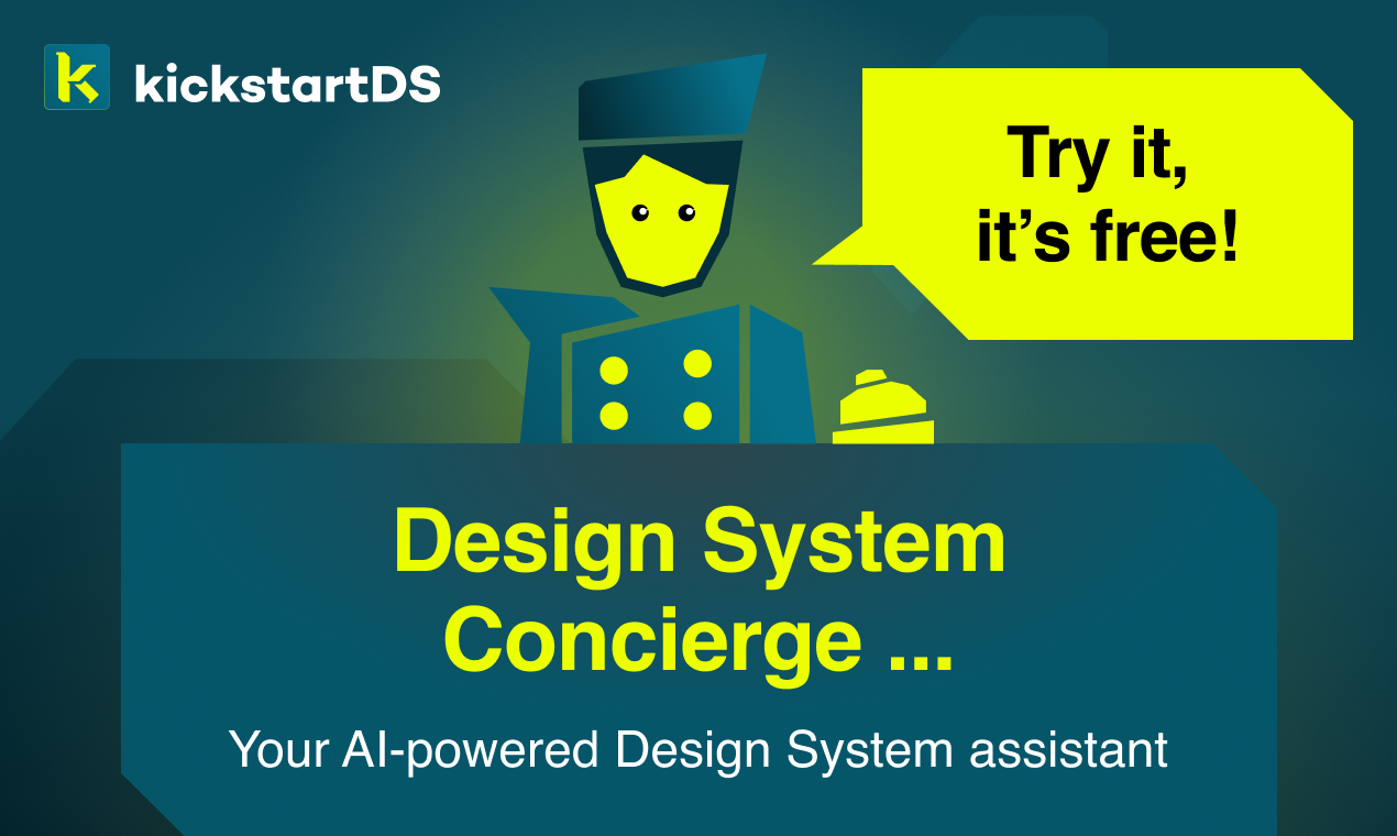 Screenshot of the Design System Concierge