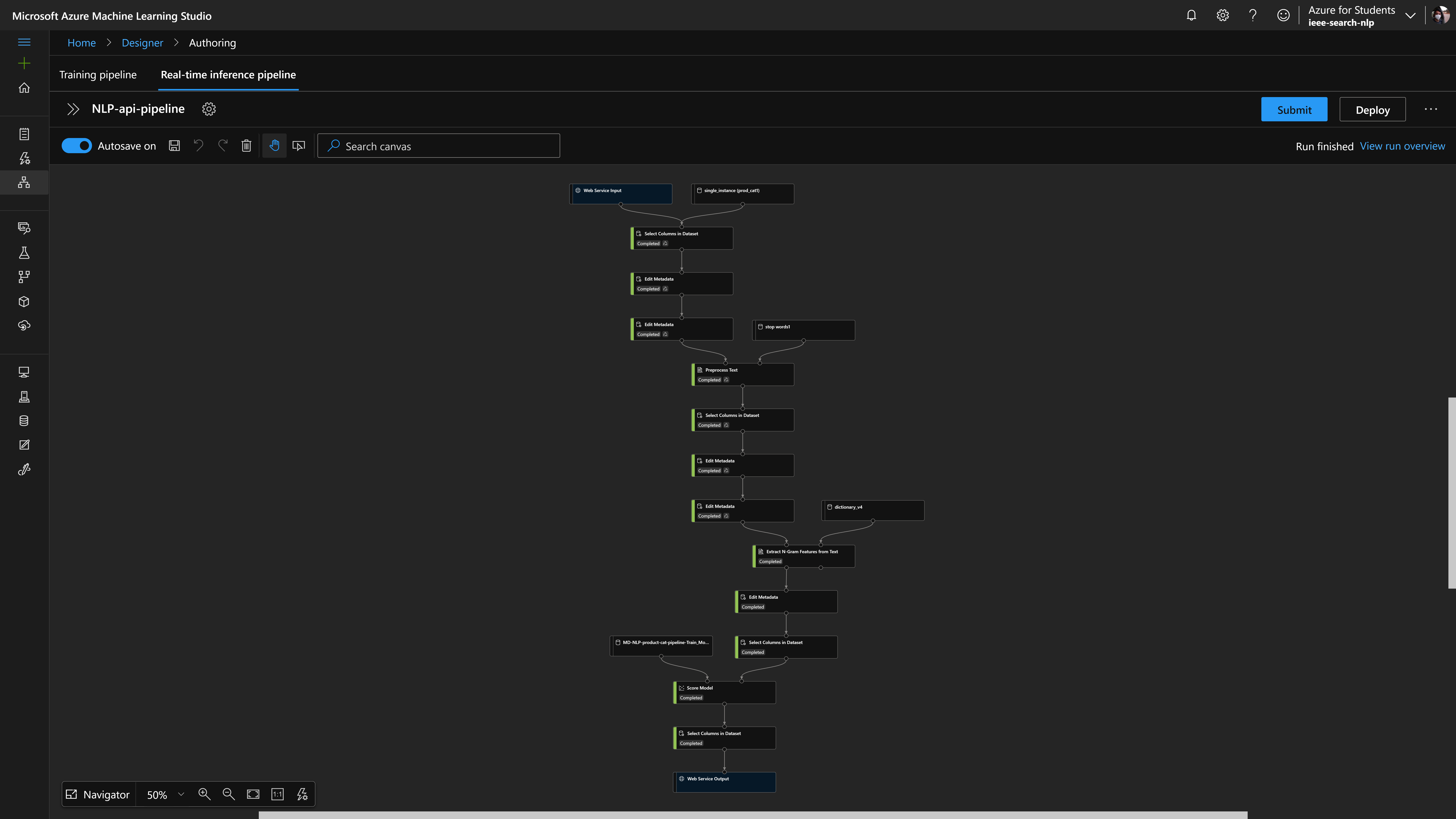 Web Service Pipeline