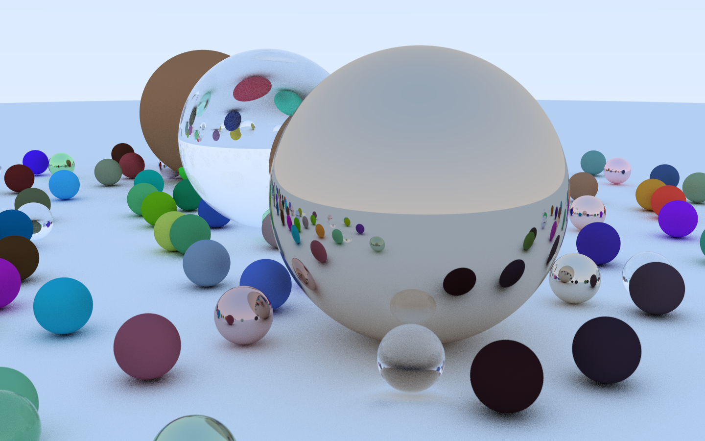 Spheres render