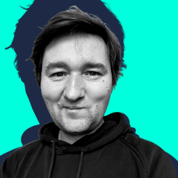 Avatar Graustufen Aqua (256x256px)