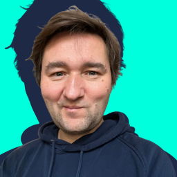 Avatar mit Aqua-Hintergrund (256x256px)