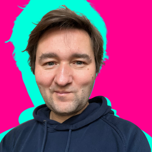 Avatar mit Fuchsia-Hintergrund (512x512px)