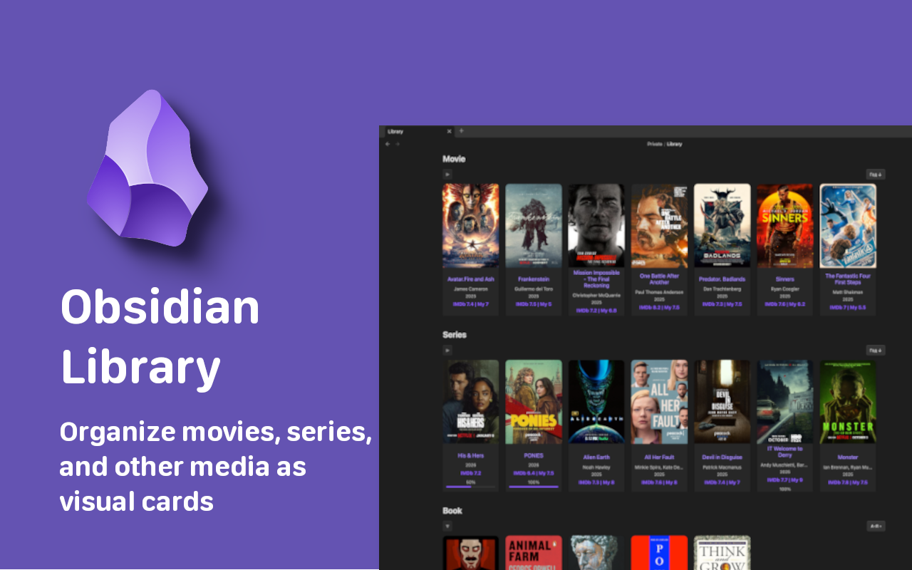 Obsidian Library Banner