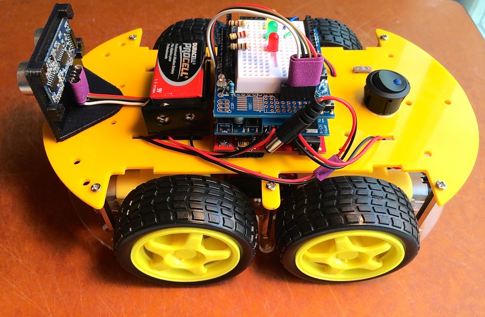 DC Motor Robot with Adafruit Motor Shield