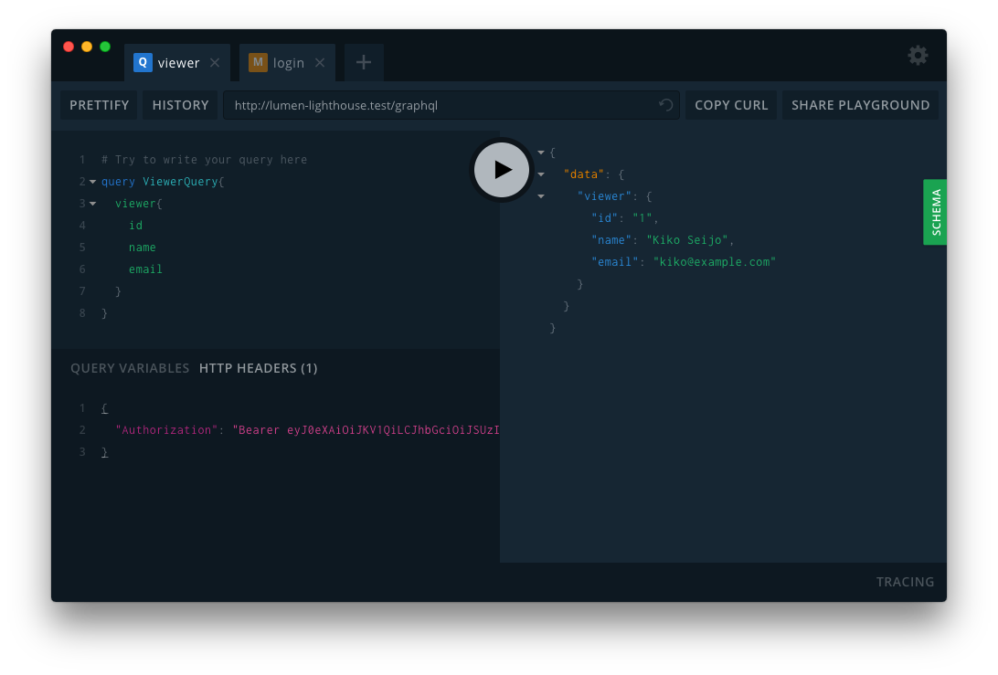 Laravel Lumen GraphQL Server for React Relay Modern  