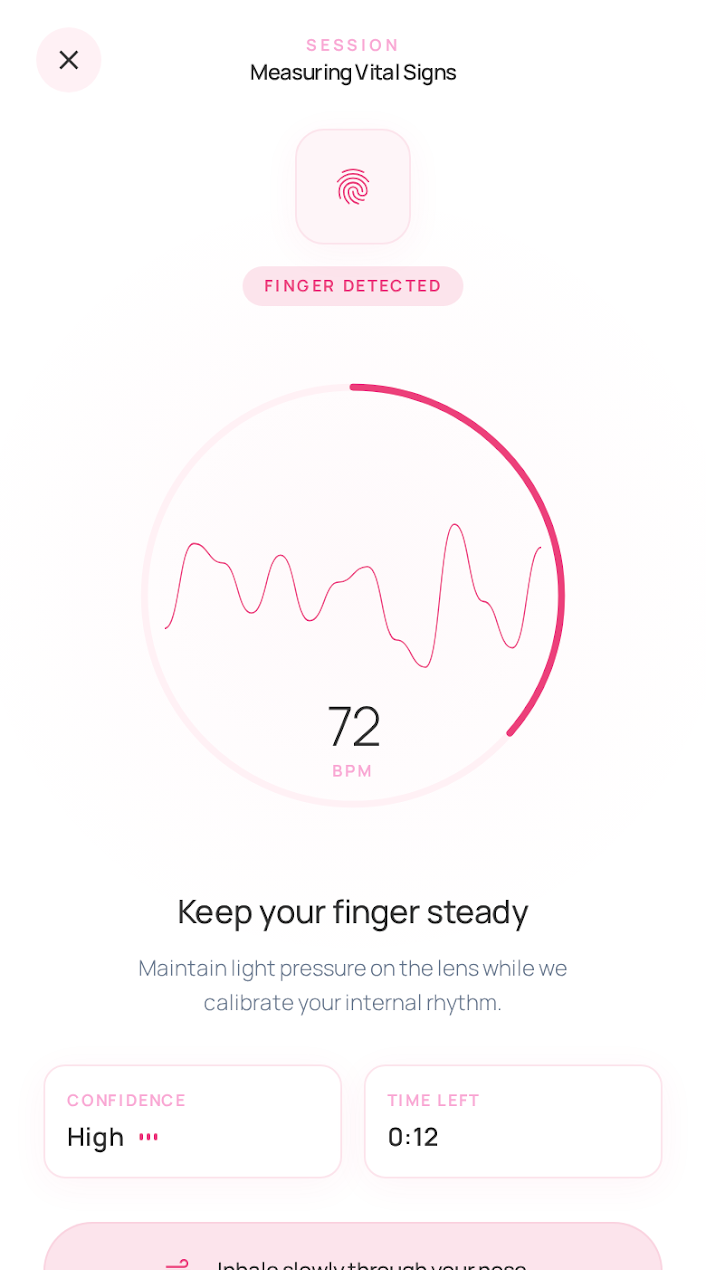 Rhythm Measurement Screen - Analysis