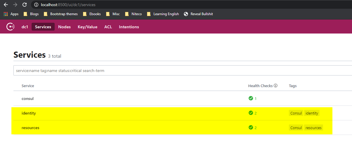 Services in Consul