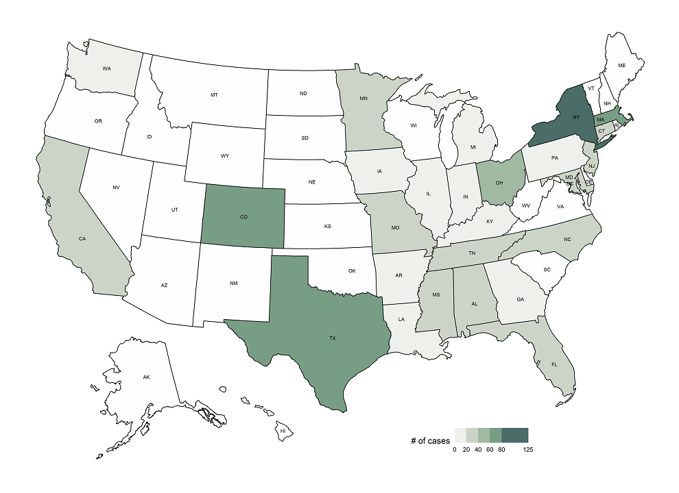 US MAP Acute COVID-19