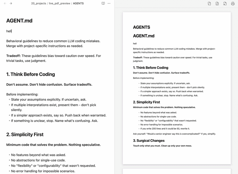Obsidian Live PDF Preview Main Screenshot