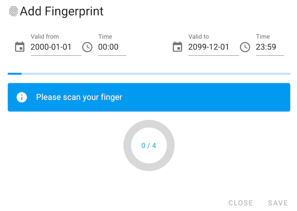 Add fingerprint