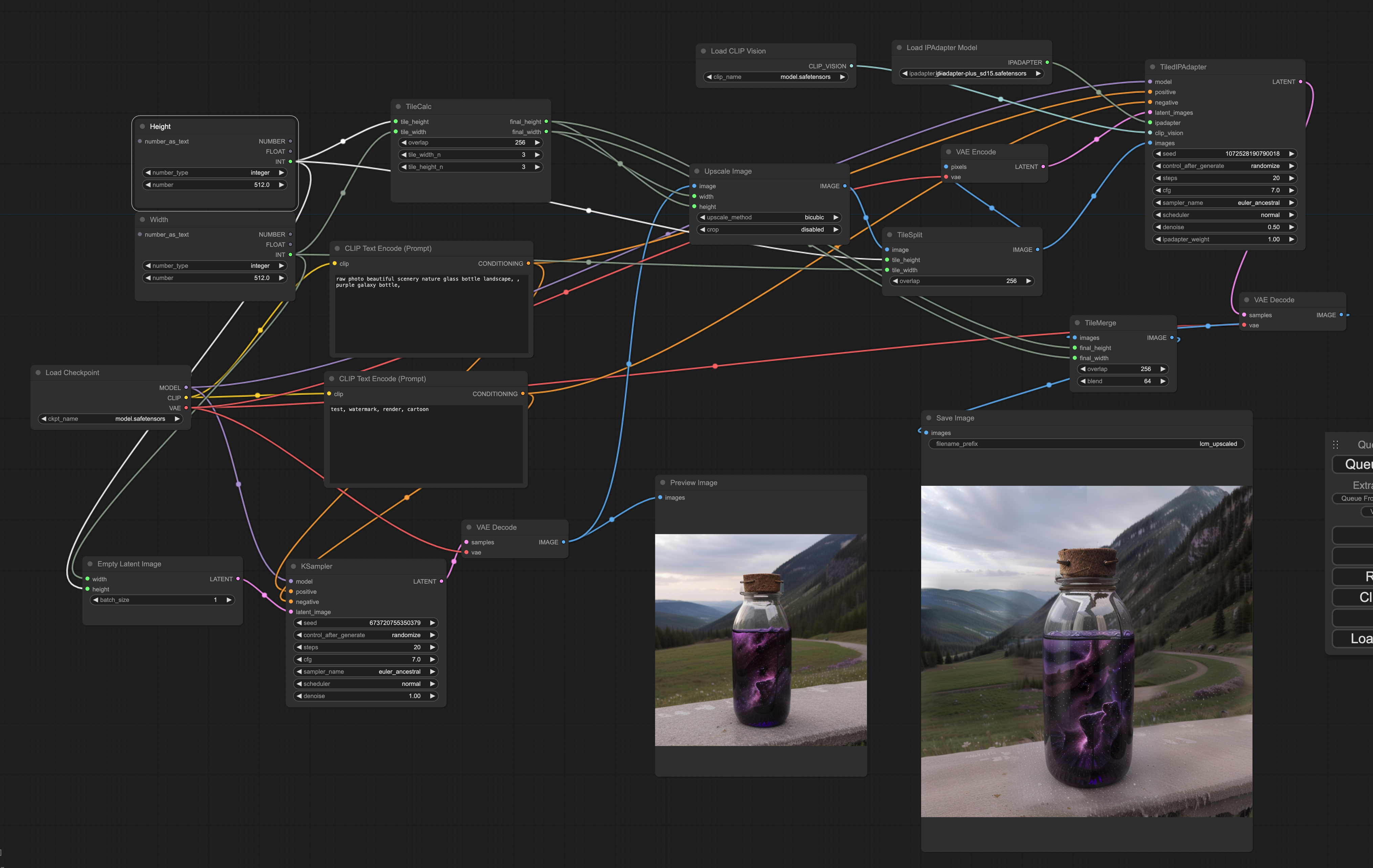 Image showing an example workflow