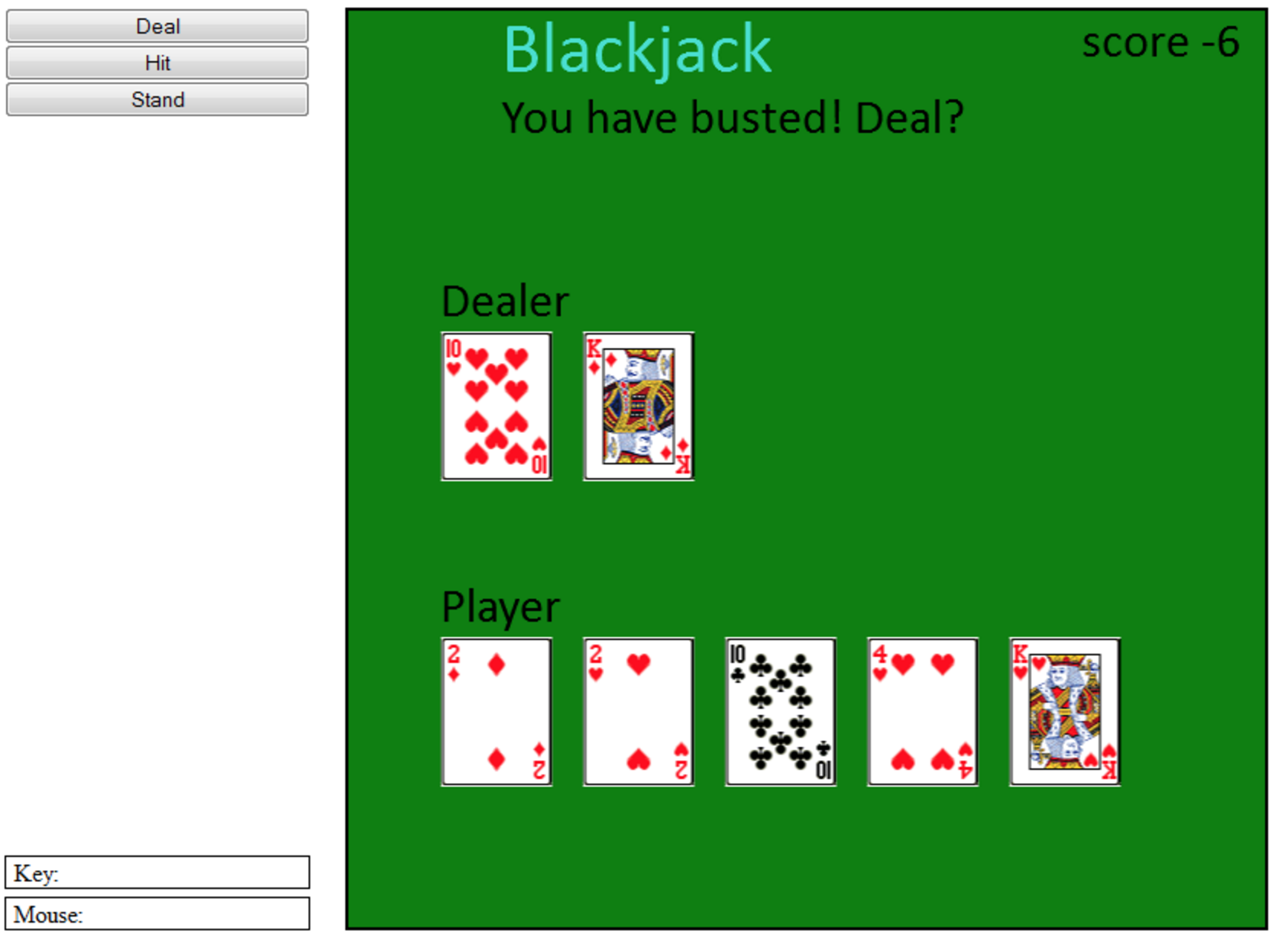 BlackJack Game