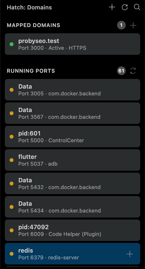 Hatch Dashboard