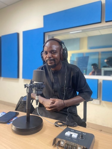 Discussing CREAP's work live on Radio Maria