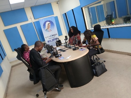 Guests in conversation on air