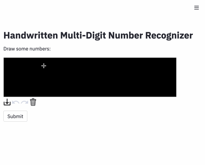 Handwritten Multi Digit Number Recognition 