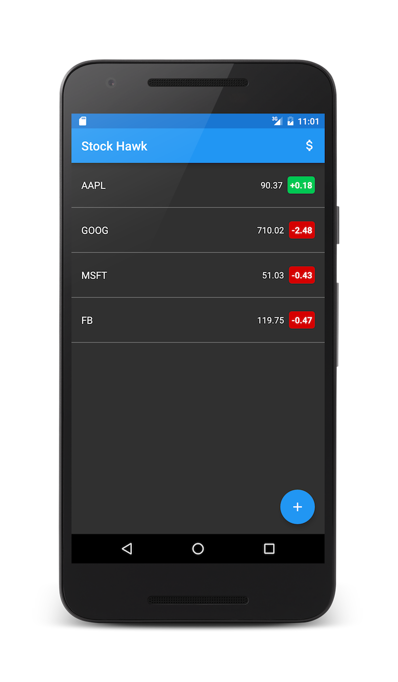 Stock Hawk app