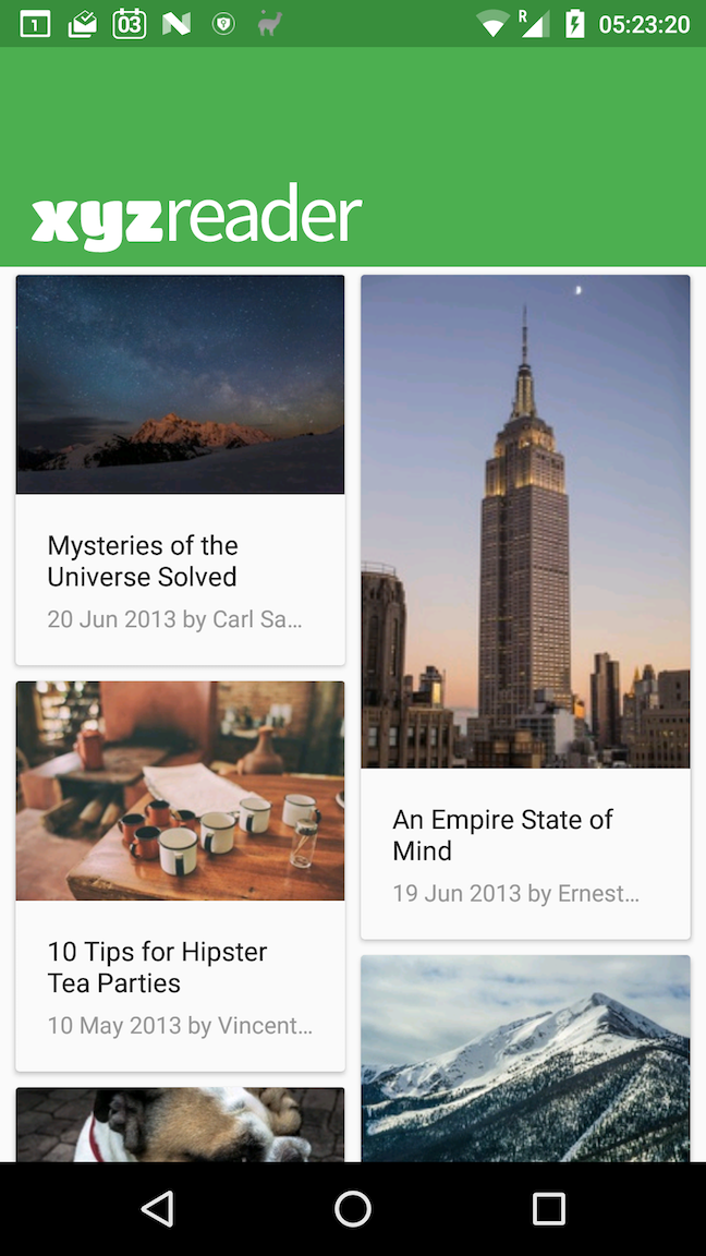 RSS Reader app