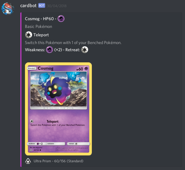 Github Kirbyukpkmntcg Discord Bot Discord Bot For A - pokemon discord bots list