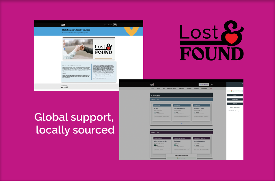 Screenshot of Lost&Found app