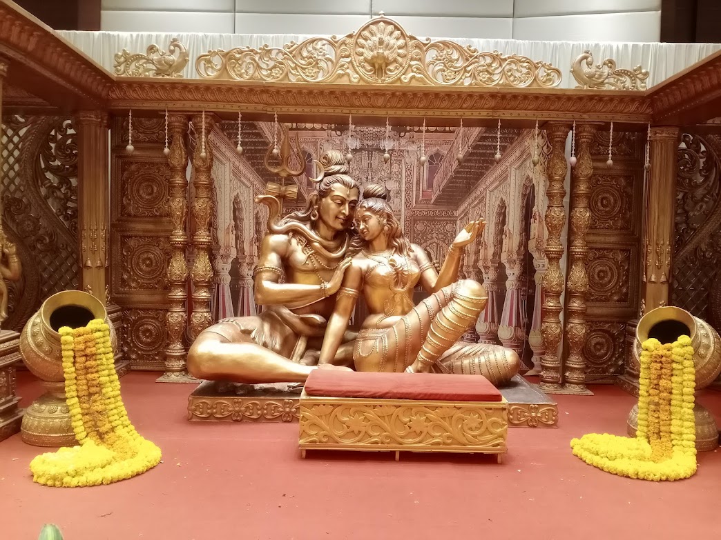 Romantic wedding setup