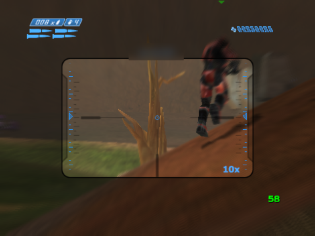 Halo no Anbernic RG35XX H durante multiplayer online no mapa Blood Gulch
