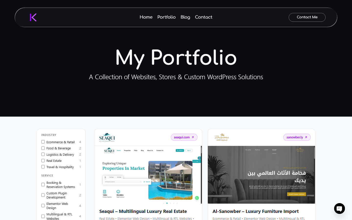 Portfolio archive