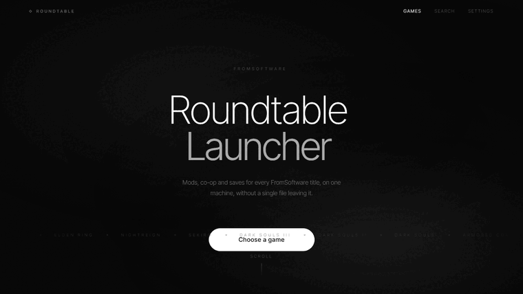the roundtable interface