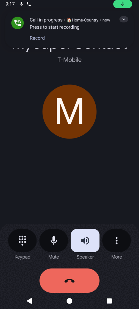 Screenshot 3 of Shizu Call Recorder — opens full size