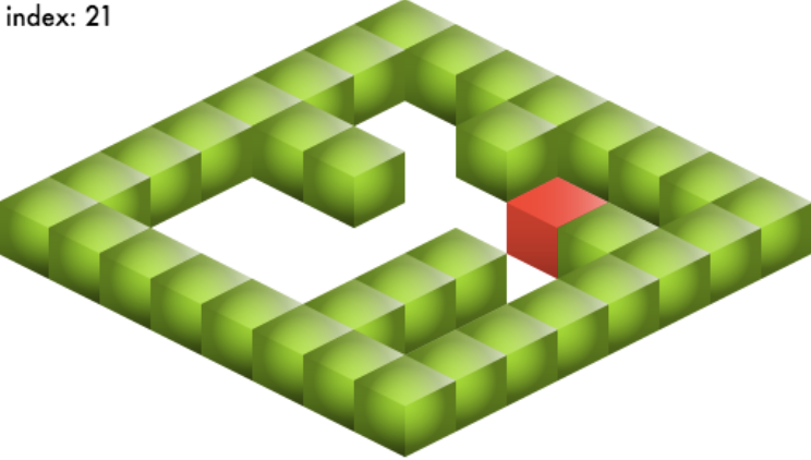 Isometric map made using Tiled Editor