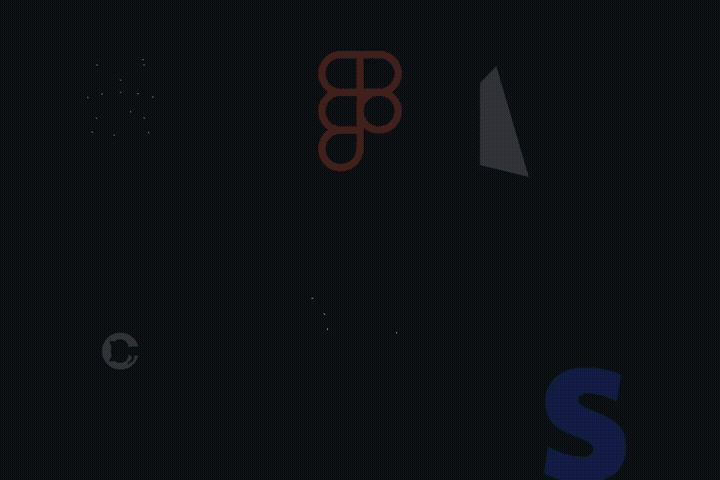 Six real brand logos, six motions