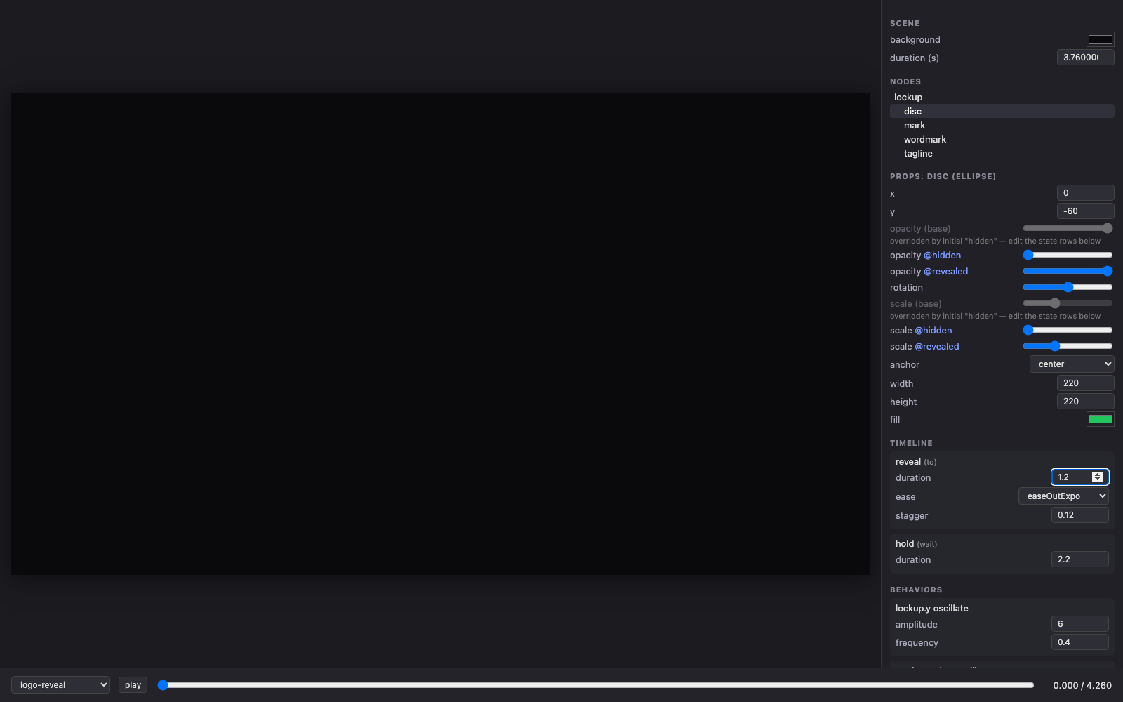 The preview editor: knobs write into a non-destructive overlay