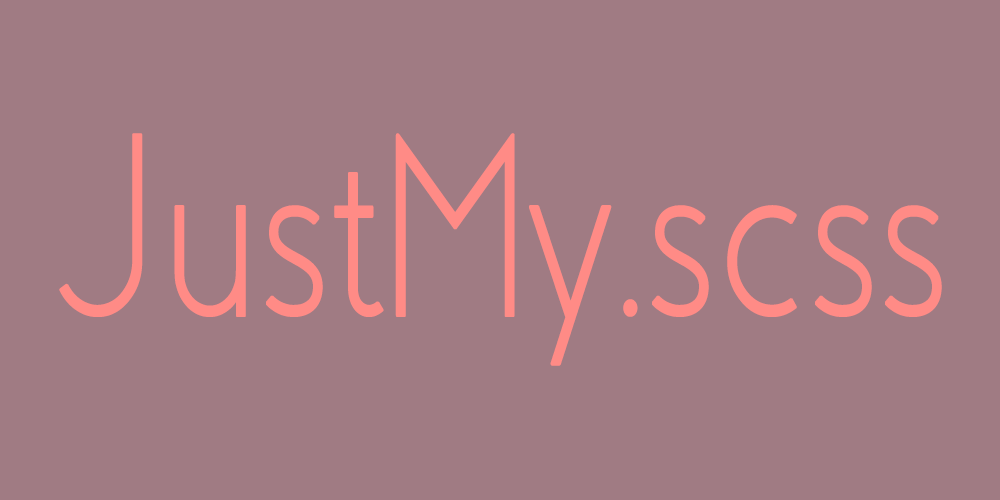 JustMy.scss