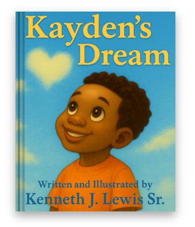 Kayden’s Dream book cover by Kenneth J Lewis Sr Easter Sale one day only April 5 2026