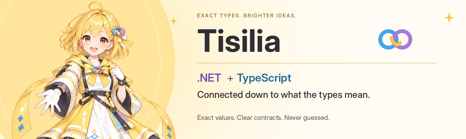 Tisilia — .NET and TypeScript, connected down to what the types mean.