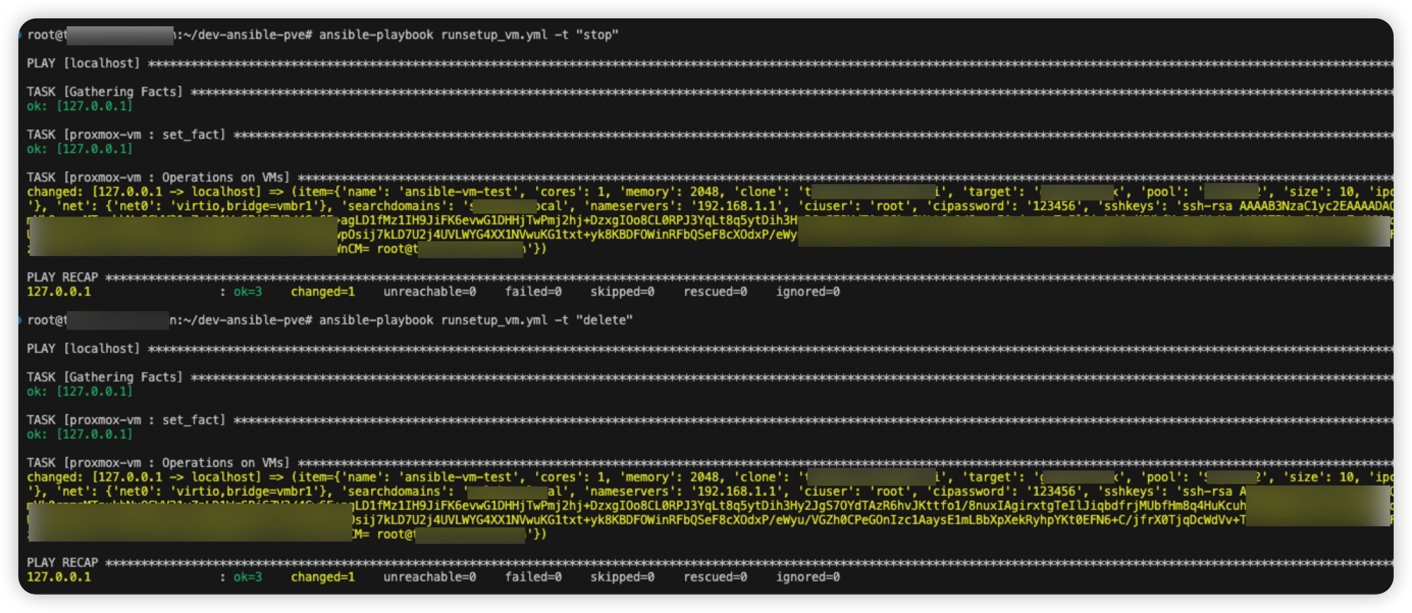 vm deletion