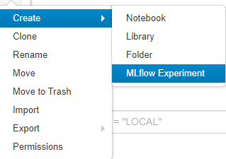 databricks mlflow experiment