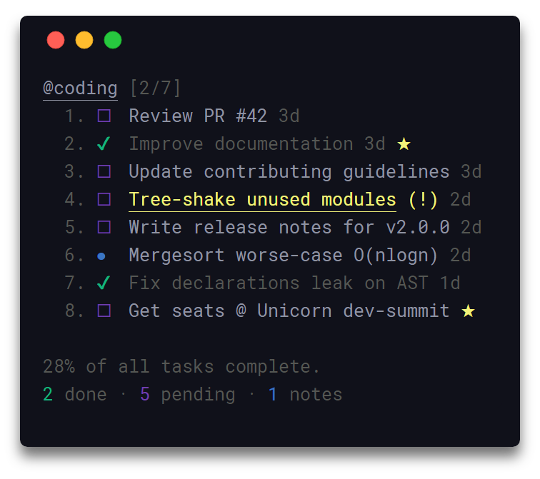 taskbook preview