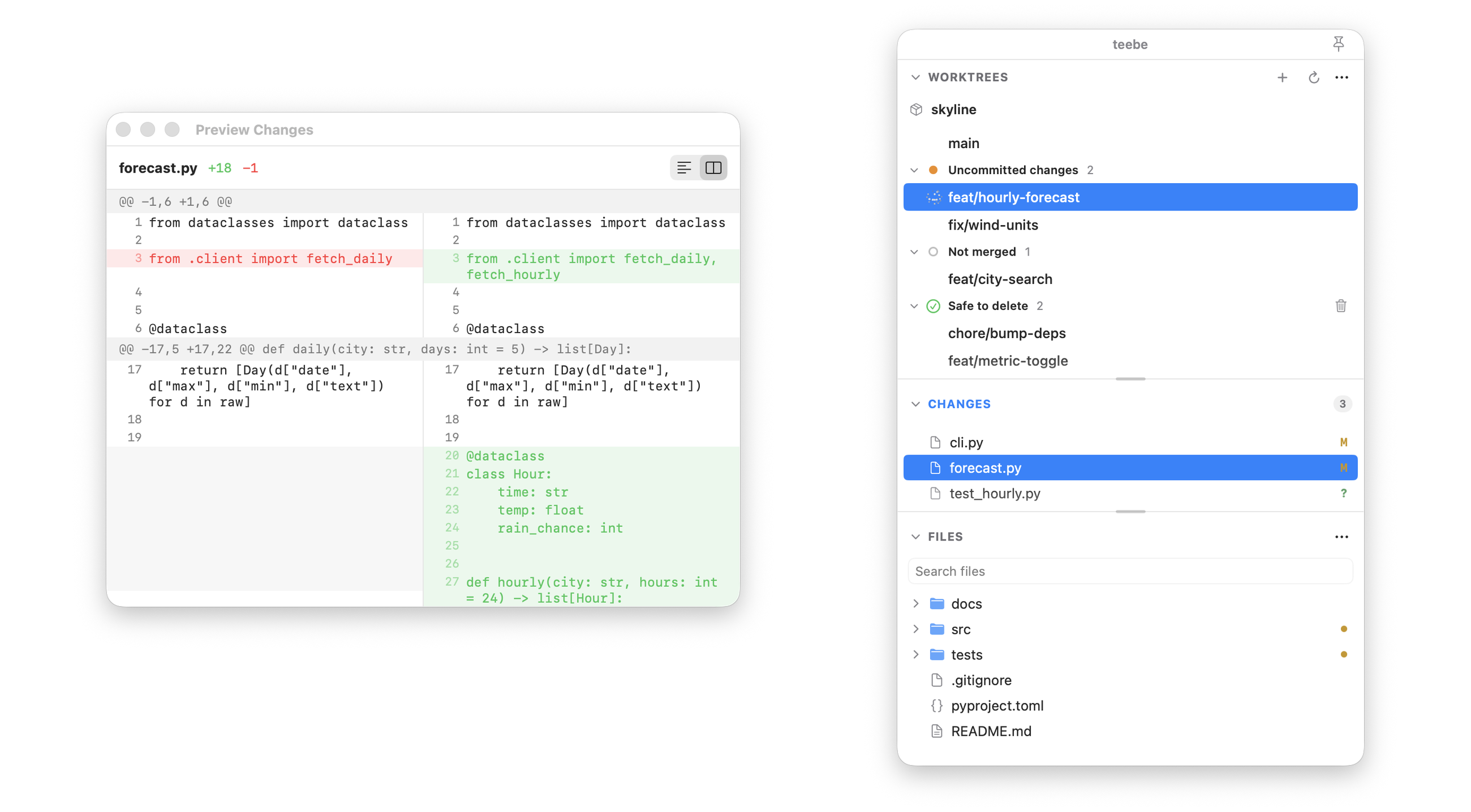 teebe screenshot 1